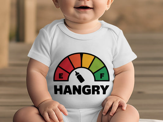 Hangry Gauge Design Baby Romper product type