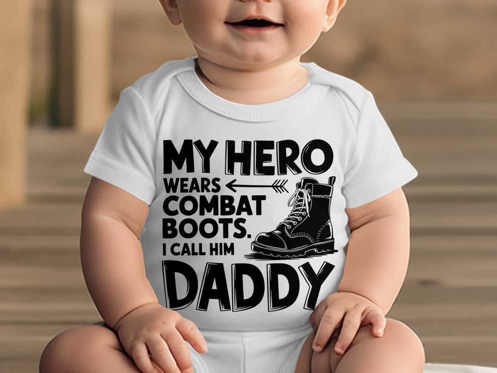 My Hero Wears Combat Boots I Call Him Daddy product