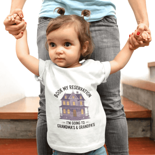 Book My Reservation, I'm Going to Grandma Grandpa Tee