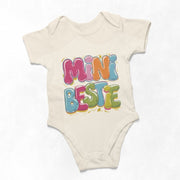 Mini Bestie , Cute Groovy Besties Tee