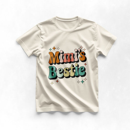 Mimi's Bestie - Cute Retro Tee