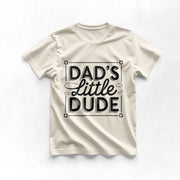 Dad's Little Dude - Retro Cute Father's Tee