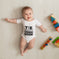 Tie Breaker Baby Coming Soon Bodysuit