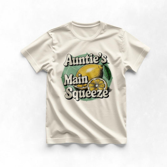 Aunties Main Squeeze , Retro Lemon Kids Tee
