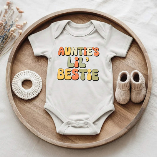 Auntie’s Lil’ Bestie Cute Niece and Nephew Tee