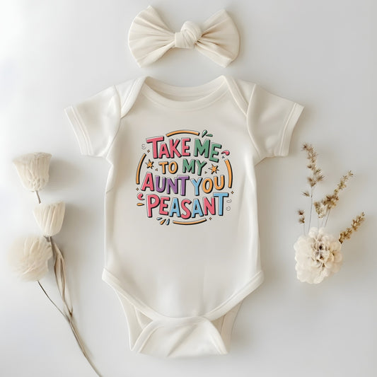 Take Me To My Aunt you Peasant - Funny Tee