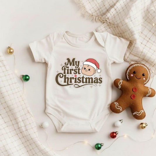 My First Christmas Baby Bodysuit