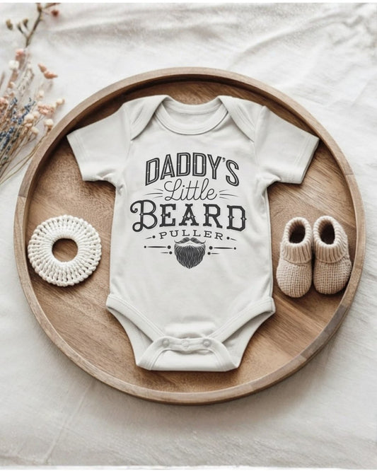 Daddy's Little Beard Puller - Funny Father's Tee