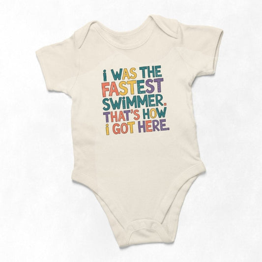 I Was The Fastest Swimmer That's How I Got Here - Funny Tee tee