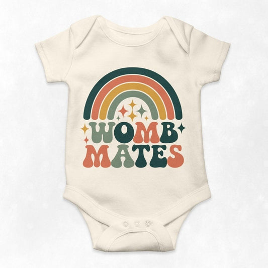 Womb Mates Cute Twin Gift Tee