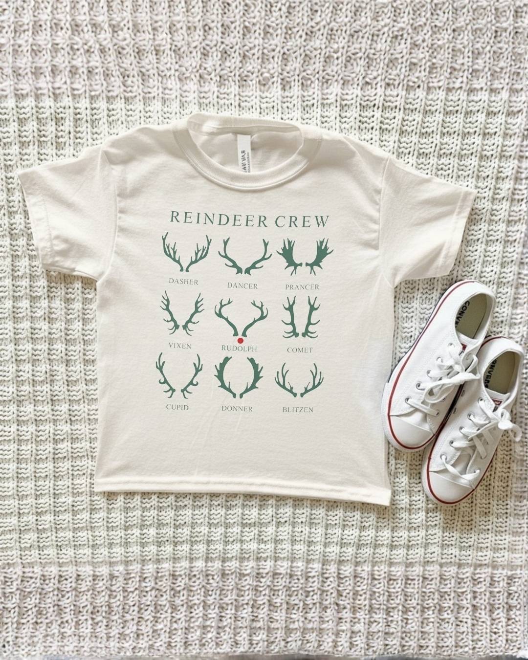 Reindeer Crew Christmas Tee