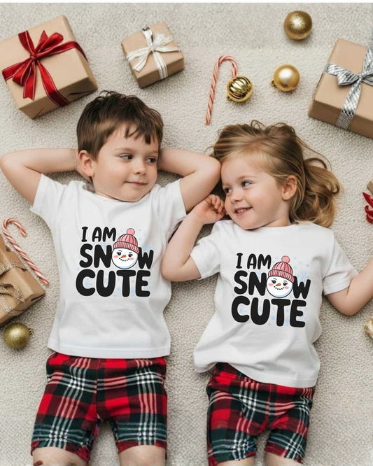 I'm Snow Cute, Funny Christmas Snowman Tee