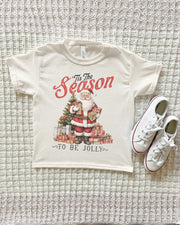 Tis The Season To Be Jolly Vintage Santa Tee