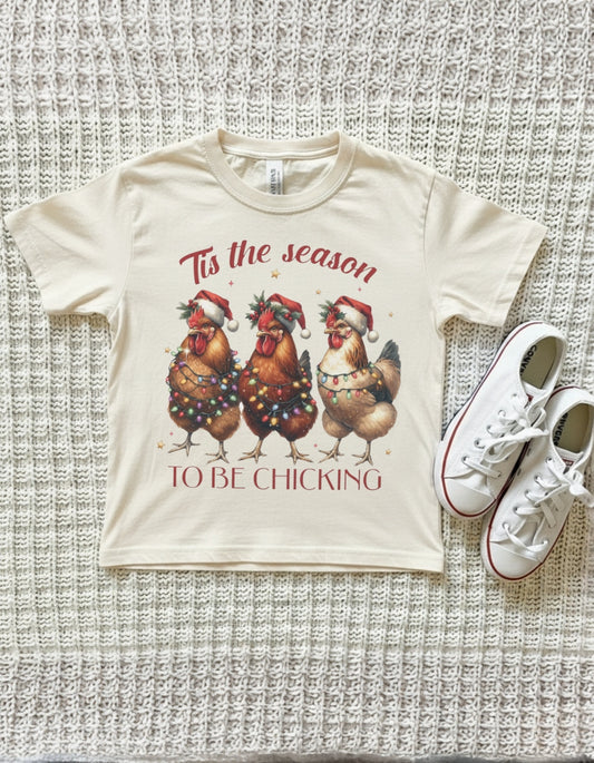 Tis the Season to Be Chicking Funny Christmas Tee