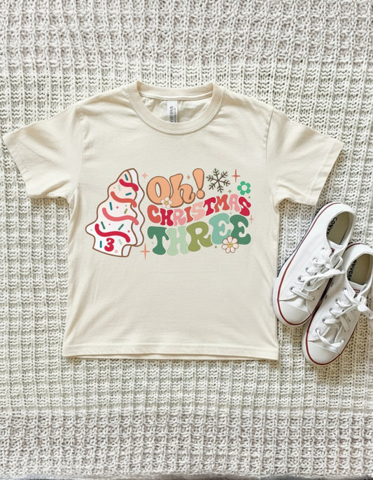 Oh! Christmas Three Retro Christmas Tee