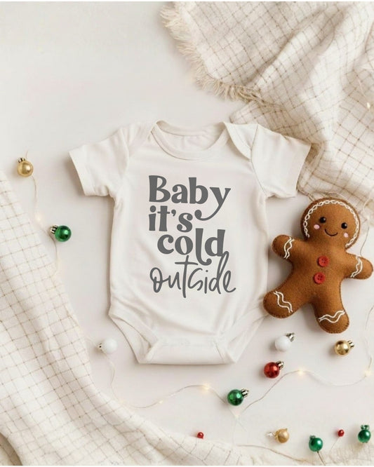 Baby It's Cold Outside Winter Christmas Tee