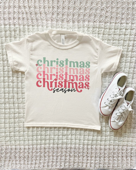 Christmas Season Retro Holiday Tee